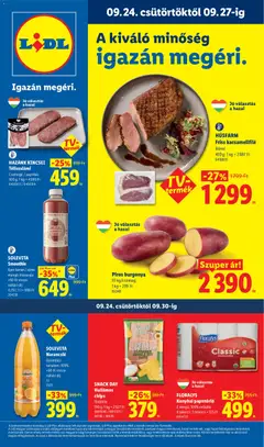 Lidl - Lidl akciós újság megtekintése, amely érvényes 2026.09.24.-től