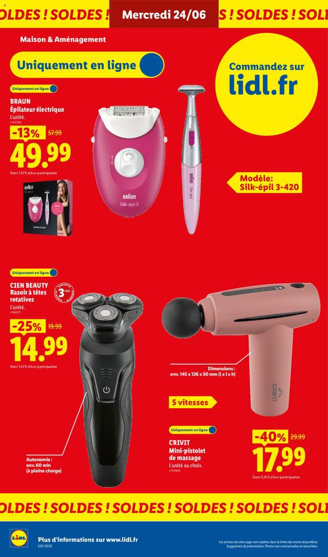 Nouveau catalogue Lidl à partir du 25/06