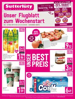 Vorschau der Angebote: Sutterlüty Sutterlüty Flugblatt gültig ab 14.09.2026