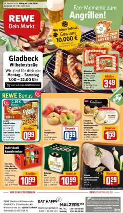 Vorschau von dem Prospekt des Geschäftes Rewe, gültig ab dem 21.06.2026