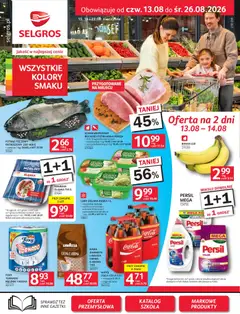 Pogląd gazetki "Selgros cash&carry gazetka" ze sklepu Selgros cash&carry ważnej od 13.08.2026