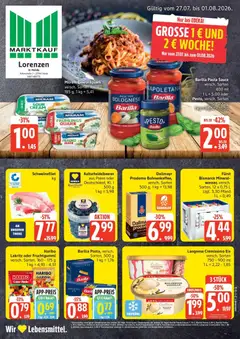 Vorschau von dem Prospekt des Geschäftes Marktkauf, gültig ab dem 27.07.2026