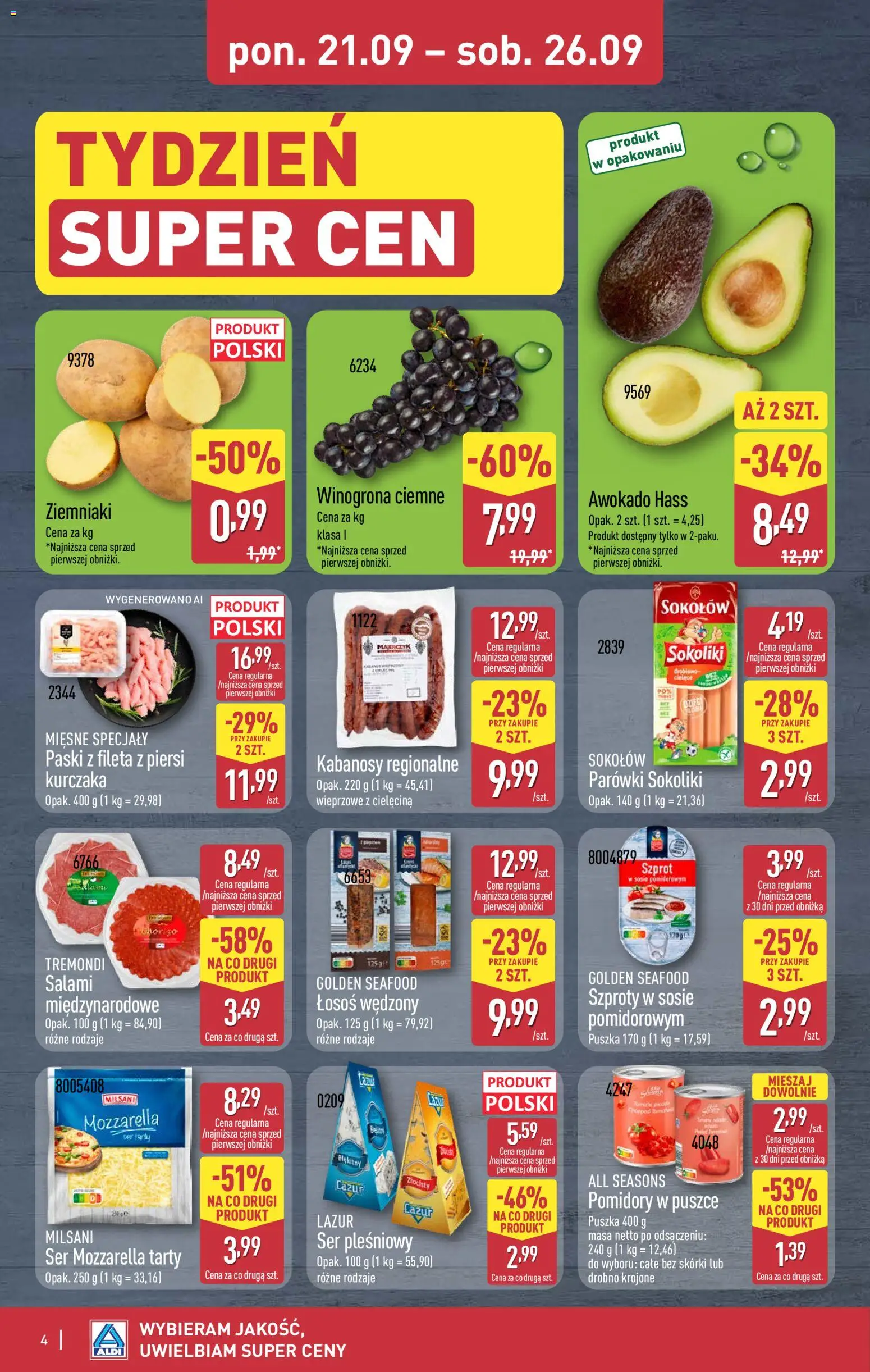 Pogląd gazetki "Aldi gazetka - Oferta weekendowa" ze sklepu Aldi ważnej od 24.09.2026
