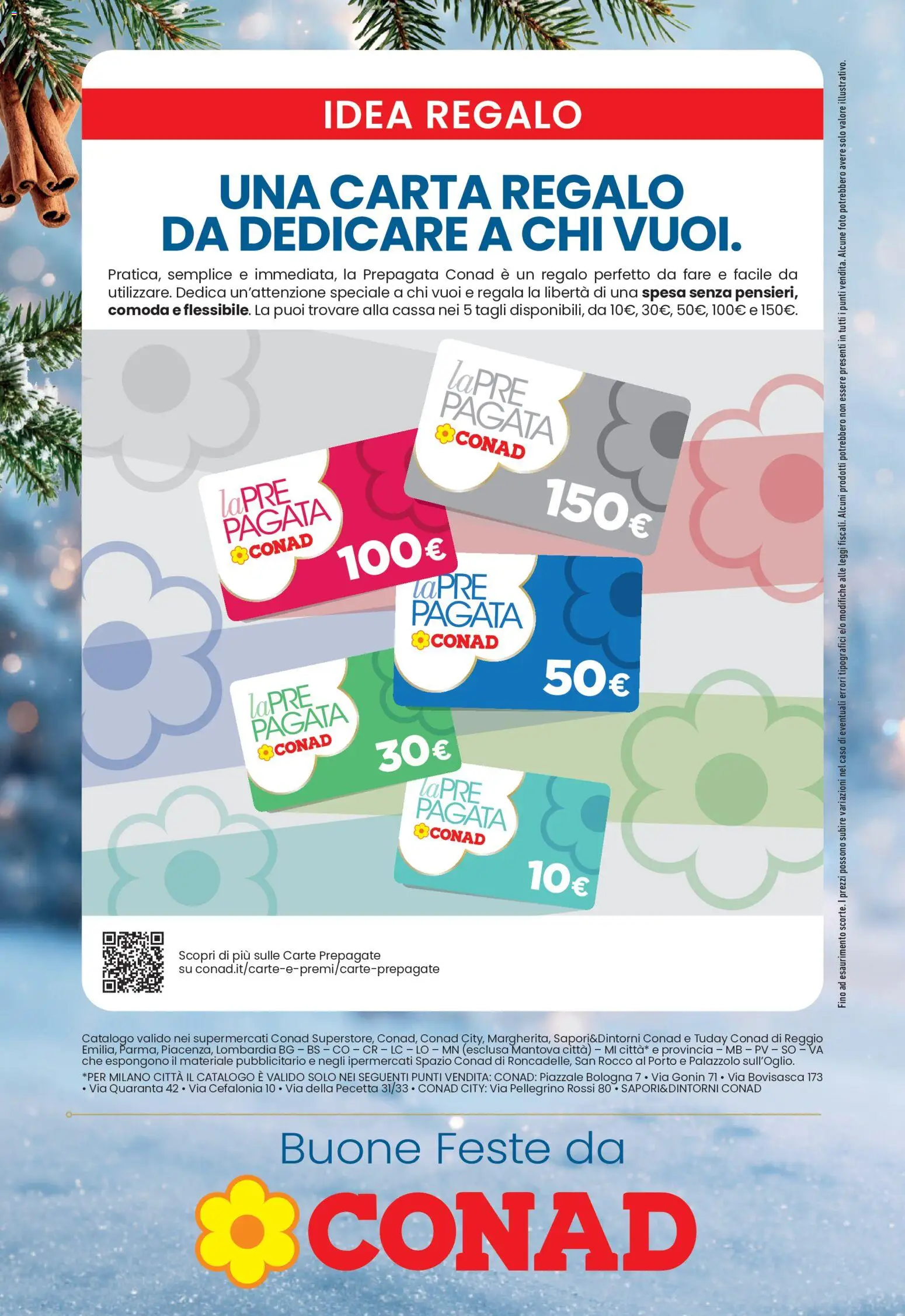Anteprima dell'opuscolo Conad volantino Natale Lombardia dal negozio Conad valido da 26/10/2026
