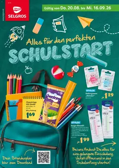 Vorschau von dem Prospekt des Geschäftes Selgros, gültig ab dem 20.08.2026