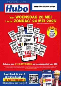Voorbeeld van Hubo Folder van winkel Hubo geldig vanaf 20/05/2026