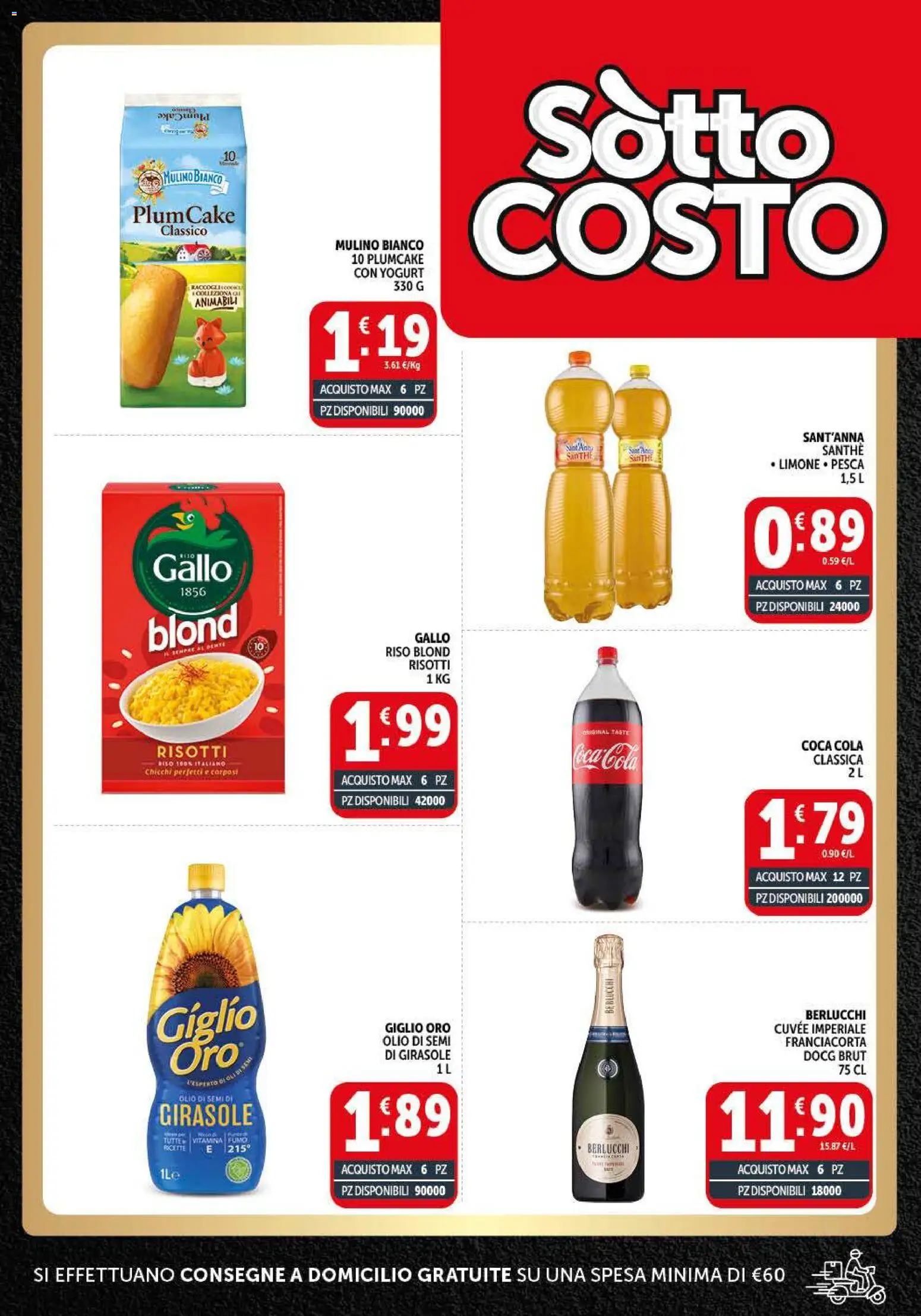 Anteprima dell'opuscolo Decò volantino Gourmet dal negozio Decò valido da 01/09/2026 - Coca Cola, Plumcake, Yogurt, Olio, Riso, Semi di girasole, Olio di semi, Olio di semi di girasole