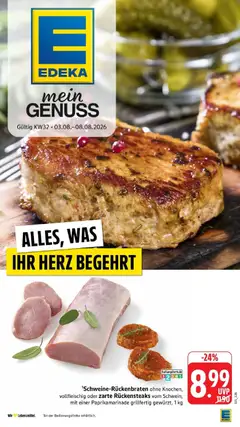 Vorschau von dem Prospekt des Geschäftes Edeka, gültig ab dem 03.08.2026