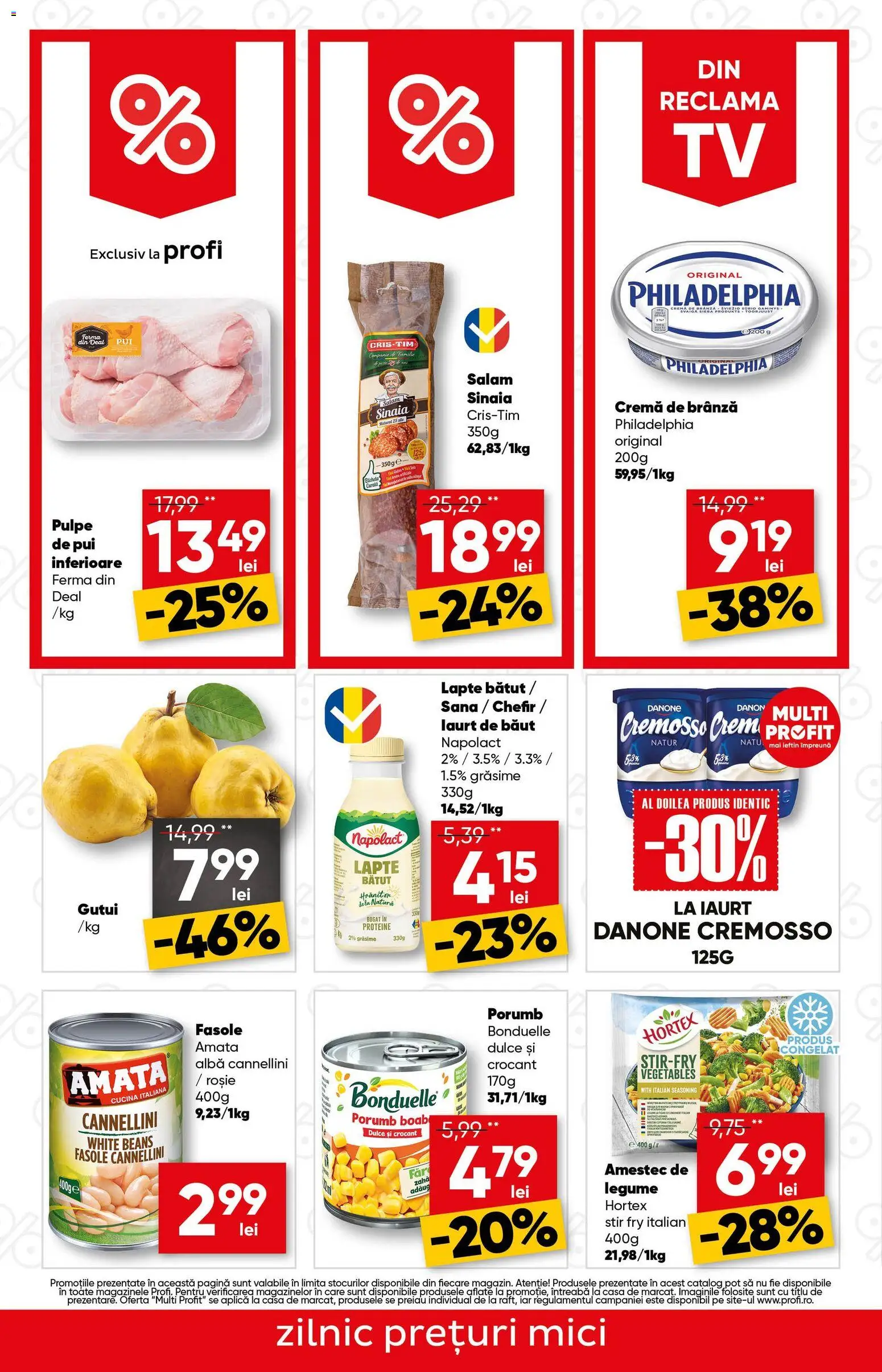 Previzualizarea de cataloage: Profi Profi Catalog Discount valabil de la 01.10.2026 - Mici, Proteine, Pui, Salam, Iaurt, Danone, Amestec, Aplică