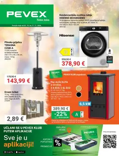Pregled letka Pevex Katalog trgovine Pevex vrijedi od 22.10.2026
