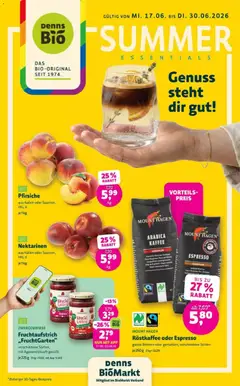 Vorschau von dem Prospekt des Geschäftes Denns BioMarkt, gültig ab dem 17.06.2026
