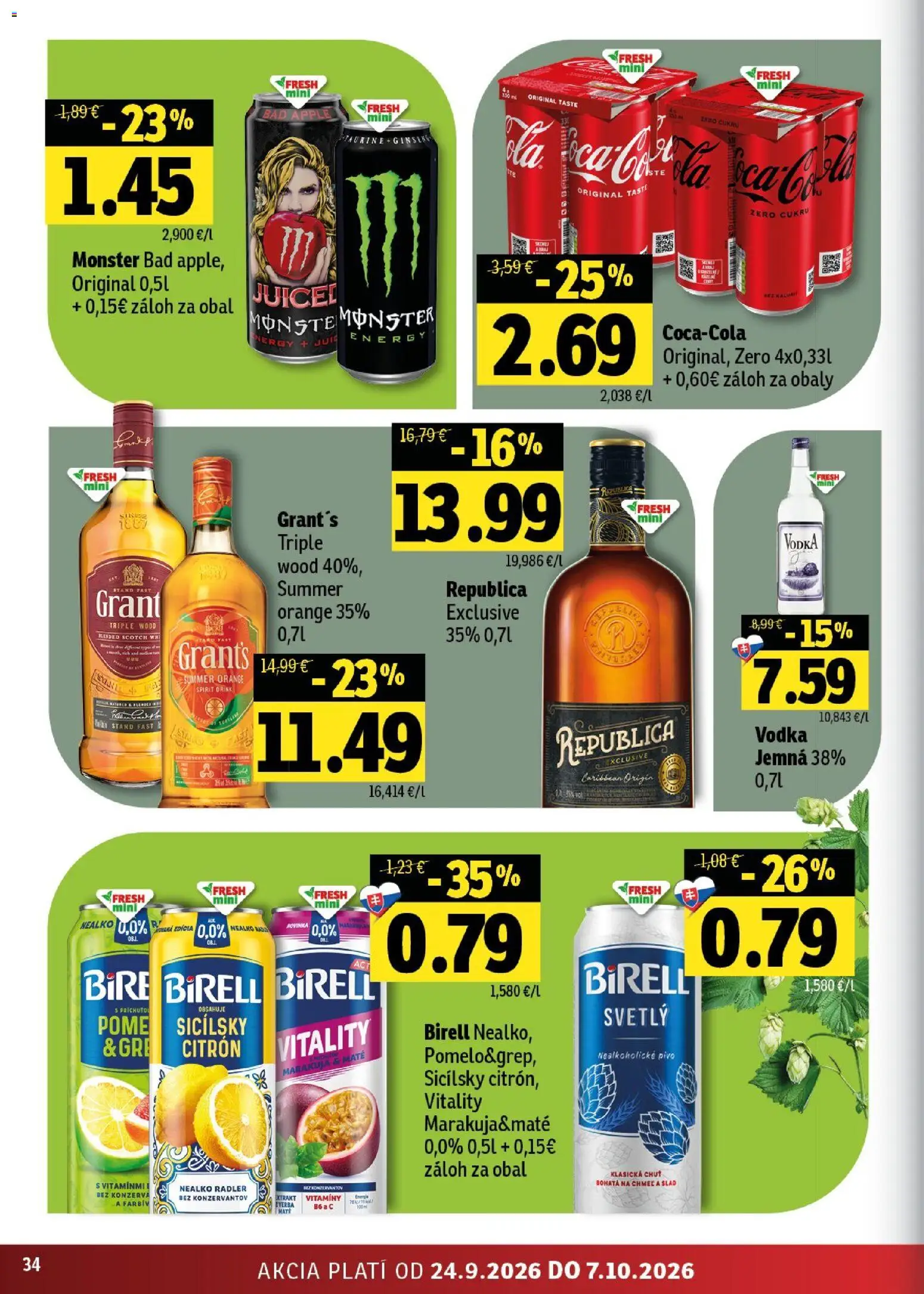 Náhľad Fresh letáku platného od 24.09.2026