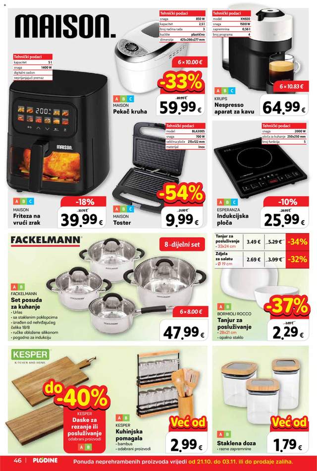 Novi Plodine katalog od 21.10.