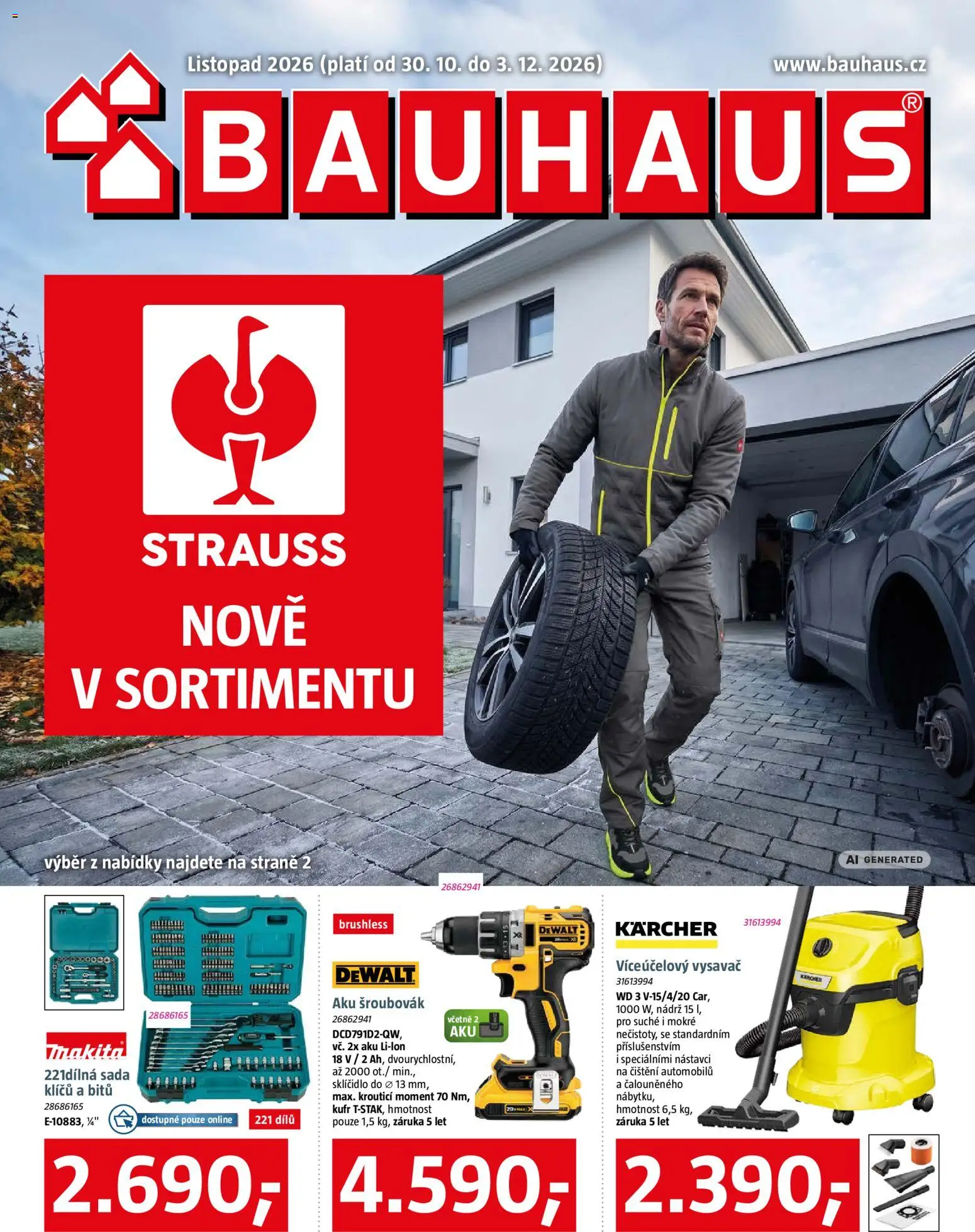 Náhled nabídky: Bauhaus Bauhaus leták platný od 30.10.2026