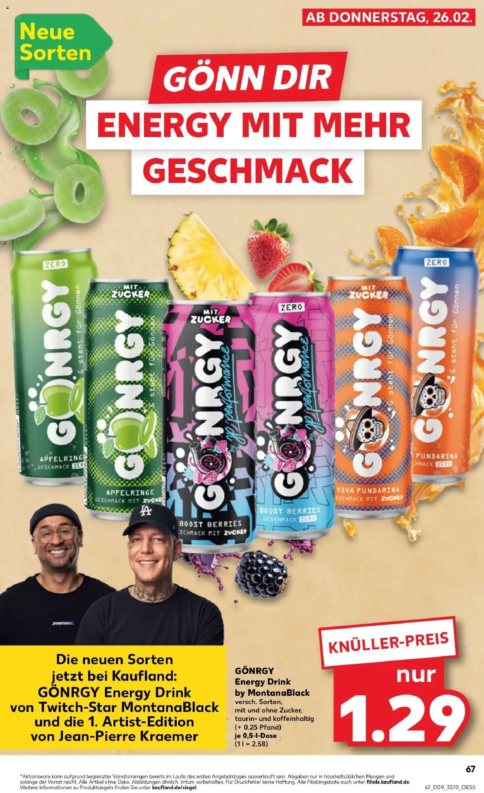 Vorschau von dem Prospekt des Geschäftes Kaufland, gültig ab dem 26.02.2026 - Zucker, Energy