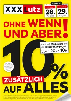 Vorschau von dem Prospekt des Geschäftes XXXLutz, gültig ab dem 28.08.2026