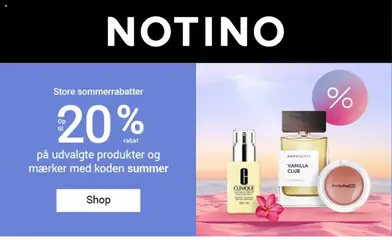 Eksempel på tilbudsavis Notino fra butik Tilbud gyldig fra 17/08/2026