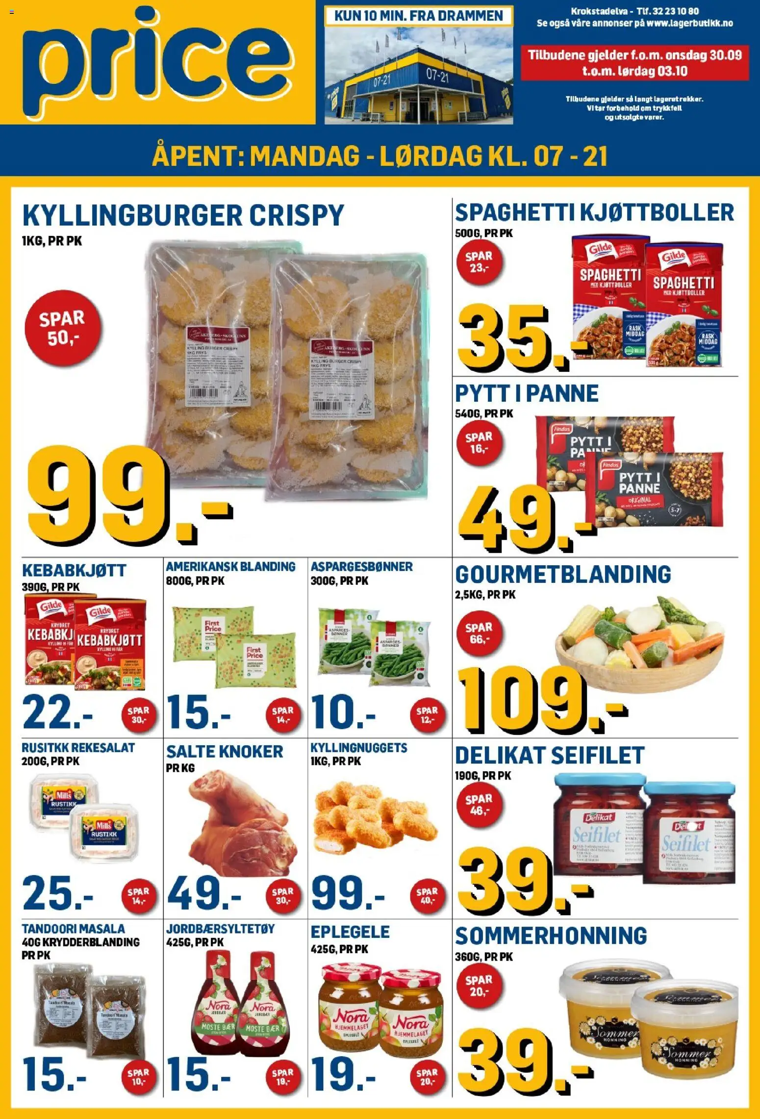 Forhåndsvis Price Lagerbutikk kundeavis fra butikk Price Lagerbutikk gyldig fra 30/09/2026