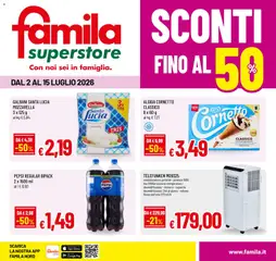 Anteprima dell'opuscolo Famila volantino Superstore dal negozio Famila valido da 02/07/2026
