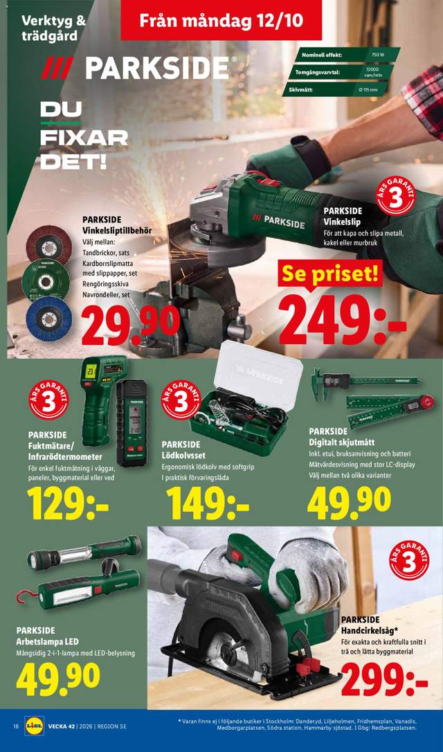 Nytt Lidl reklamblad från 12/10
