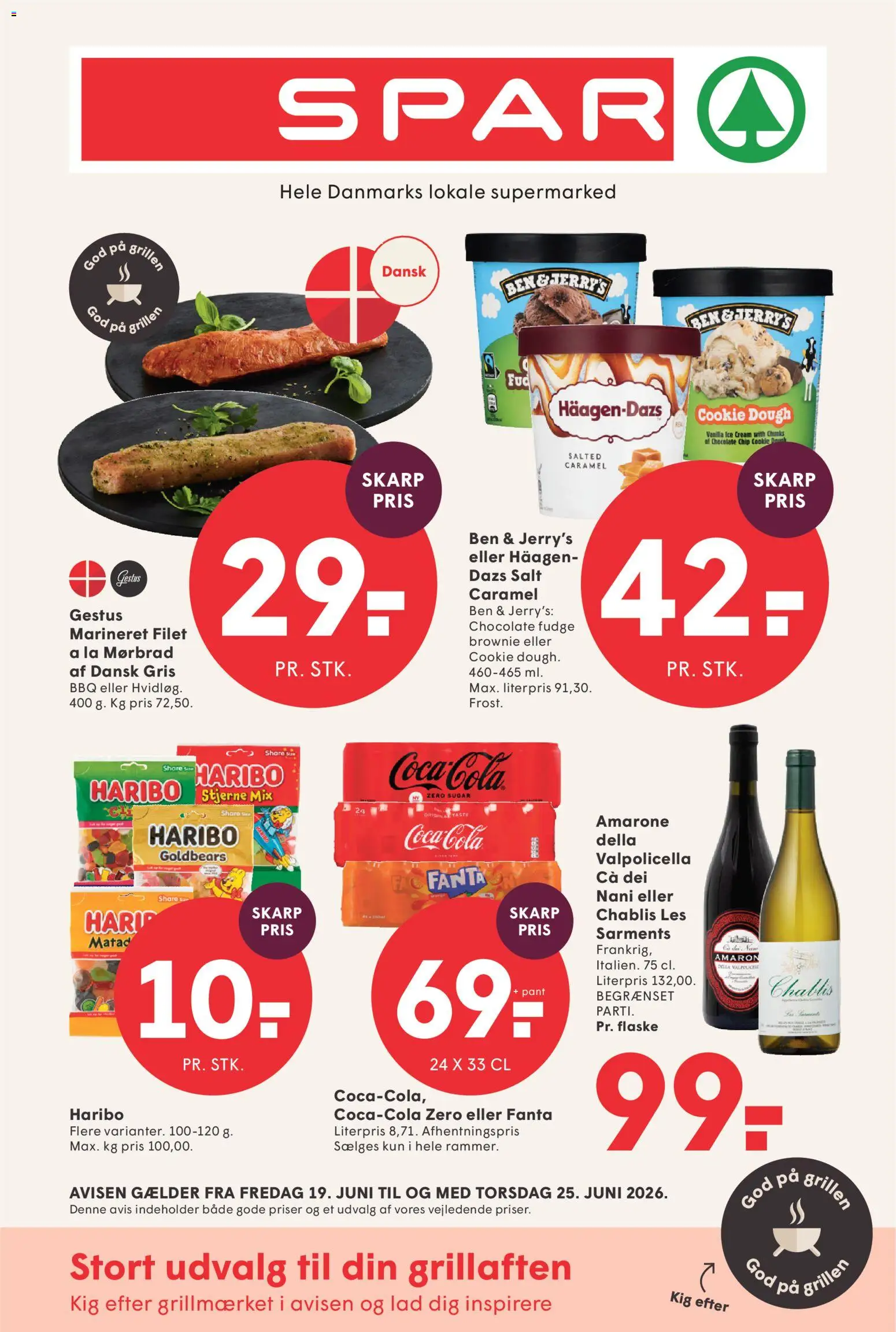 Eksempel på tilbudsavis Spar - Tilbudsavis uge 26 - 27 fra butik Spar gyldig fra 19/06/2026