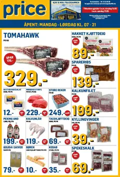 Forhåndsvis Price Lagerbutikk kundeavis fra butikk Price Lagerbutikk gyldig fra 12/05/2026