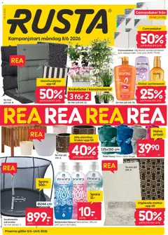 Förhandsgranska reklamblad Rusta erbjudanden från butik Rusta gäller från 08/06/2026