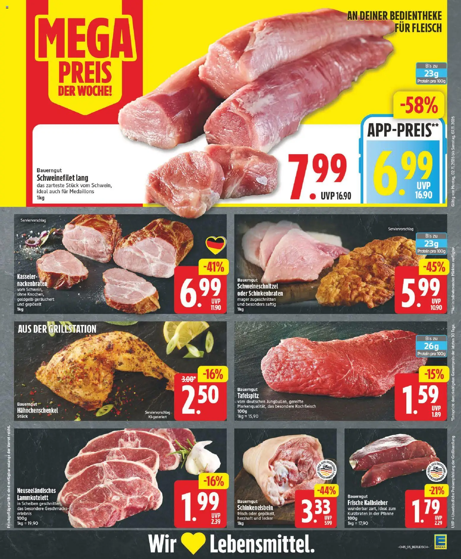 Vorschau von dem Prospekt des Geschäftes Edeka, gültig ab dem 02.11.2026