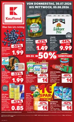 Vorschau von dem Prospekt des Geschäftes Kaufland, gültig ab dem 30.07.2026