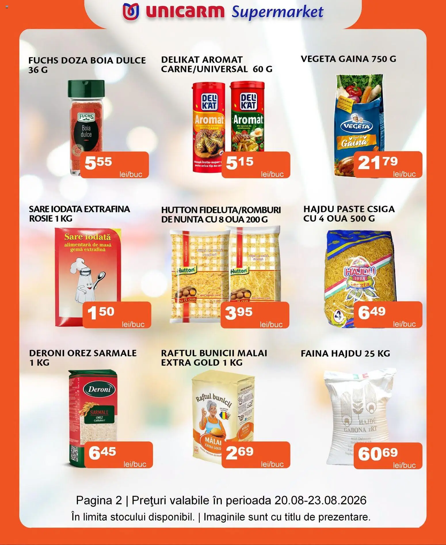 Previzualizarea de cataloage: Unicarm Unicarm Catalog valabil de la 20.08.2026