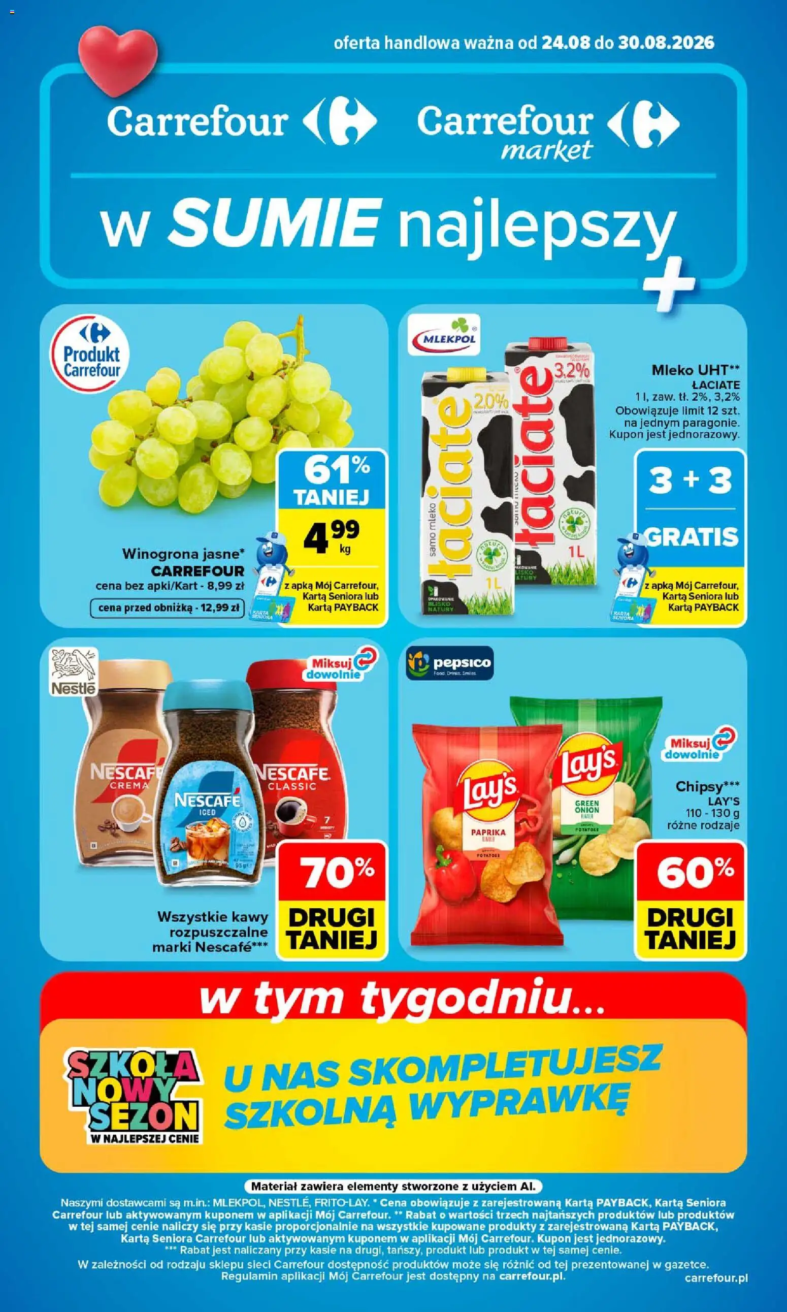 Pogląd gazetki "Carrefour gazetka" ze sklepu Carrefour ważnej od 24.08.2026