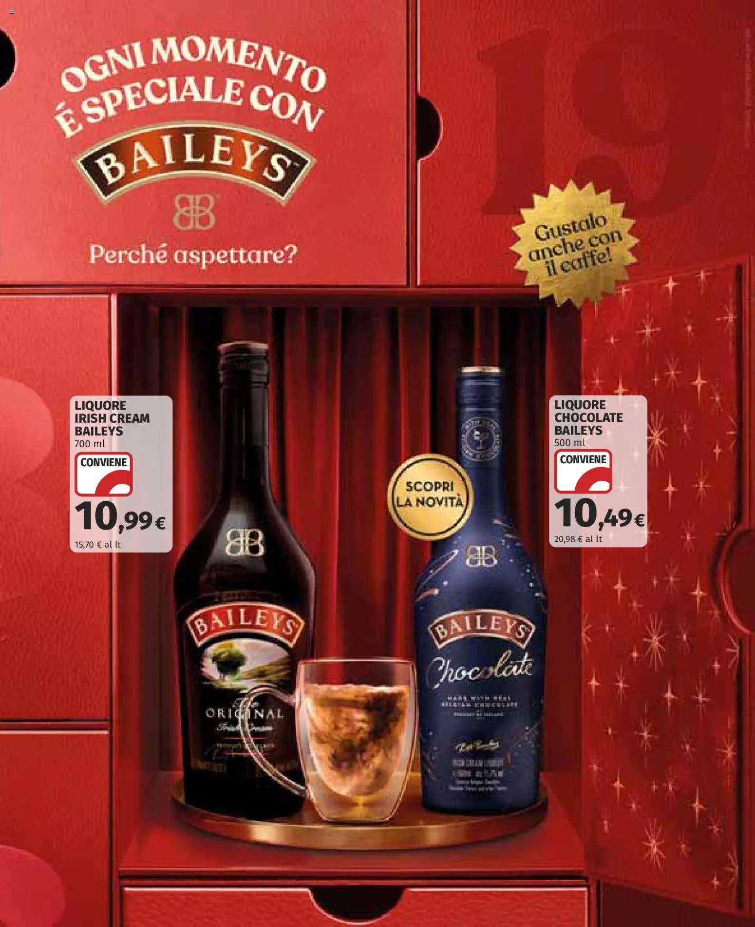 Anteprima dell'opuscolo COOP volantino Superstore dal negozio COOP valido da 29/10/2026 - Caffè, Baileys, Liquore