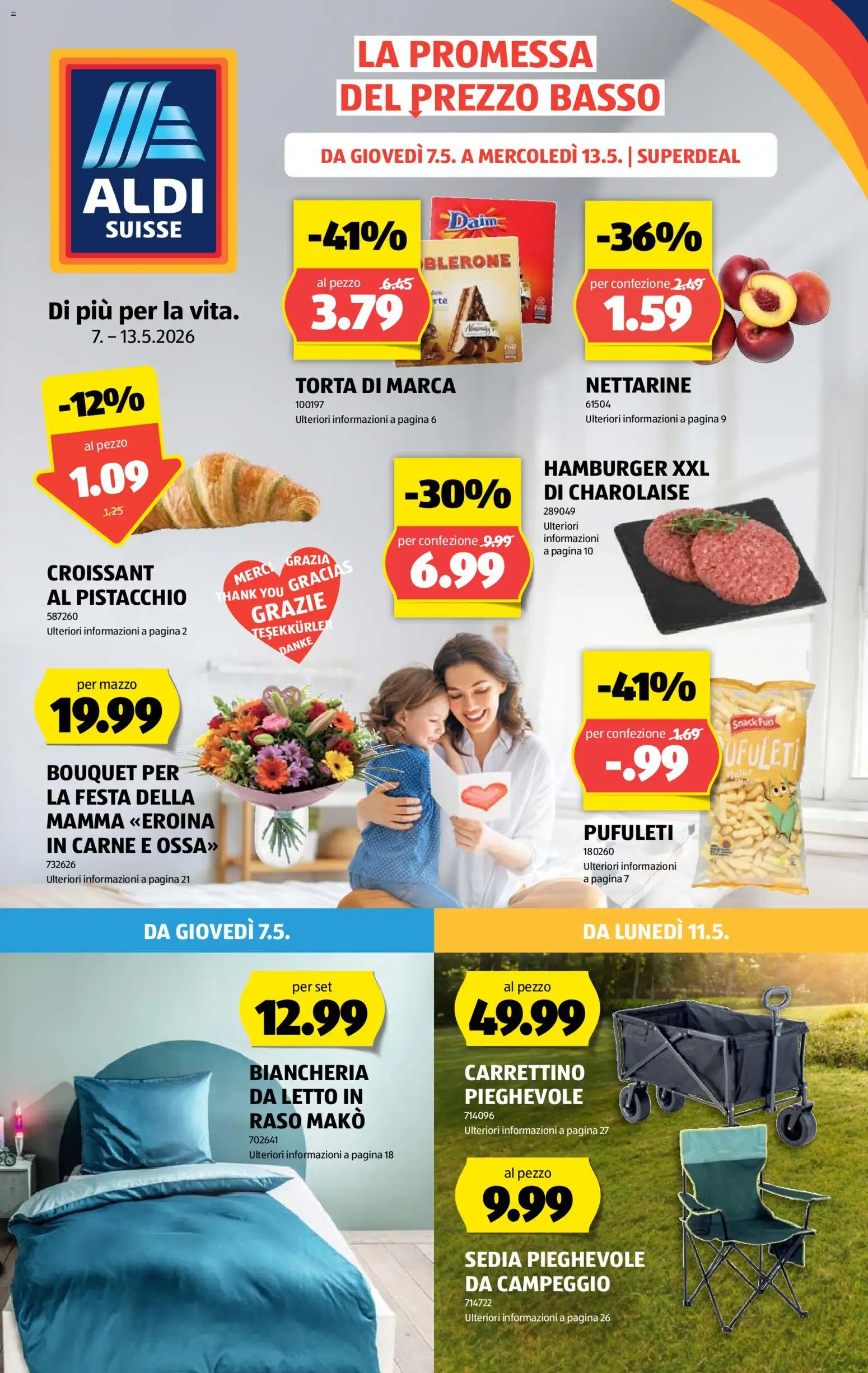 Vorschau des Merkblatts Aldi aktionen IT vom Shop Aldi gültig von 07.05.2026 bis 13.05.2026