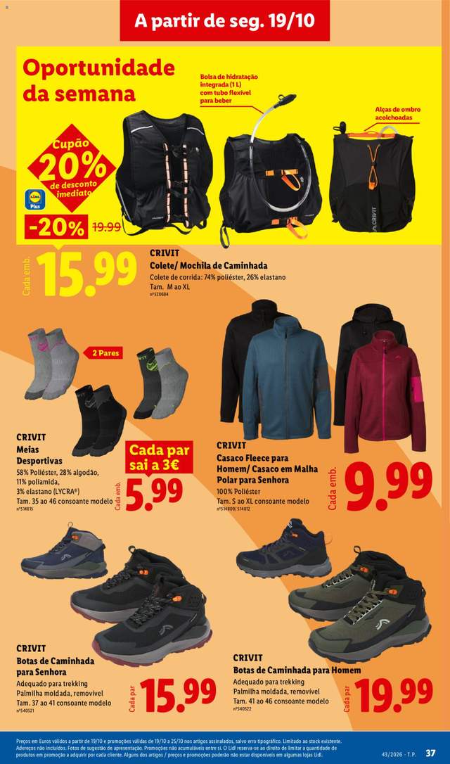 Novo folheto Lidl a partir de 19/10
