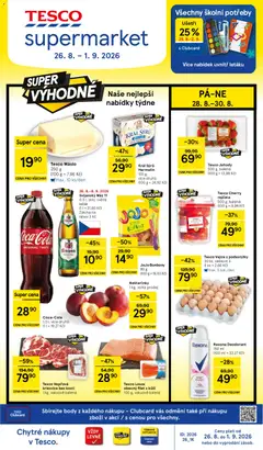 Náhled nabídky: Tesco Tesco leták - Supermarket platný od 26.08.2026