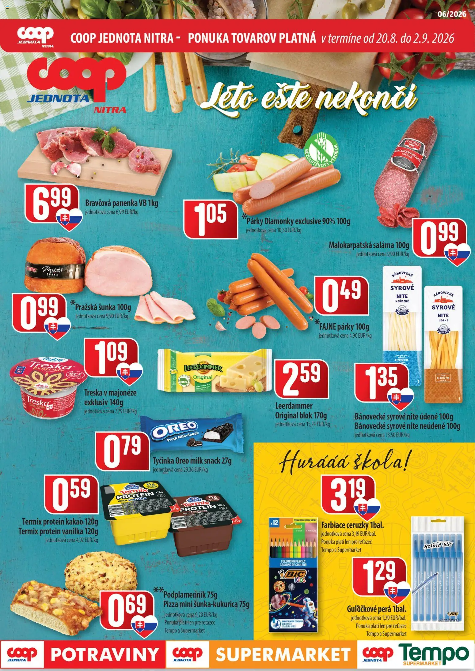 Náhľad COOP Jednota letáku platného od 20.08.2026