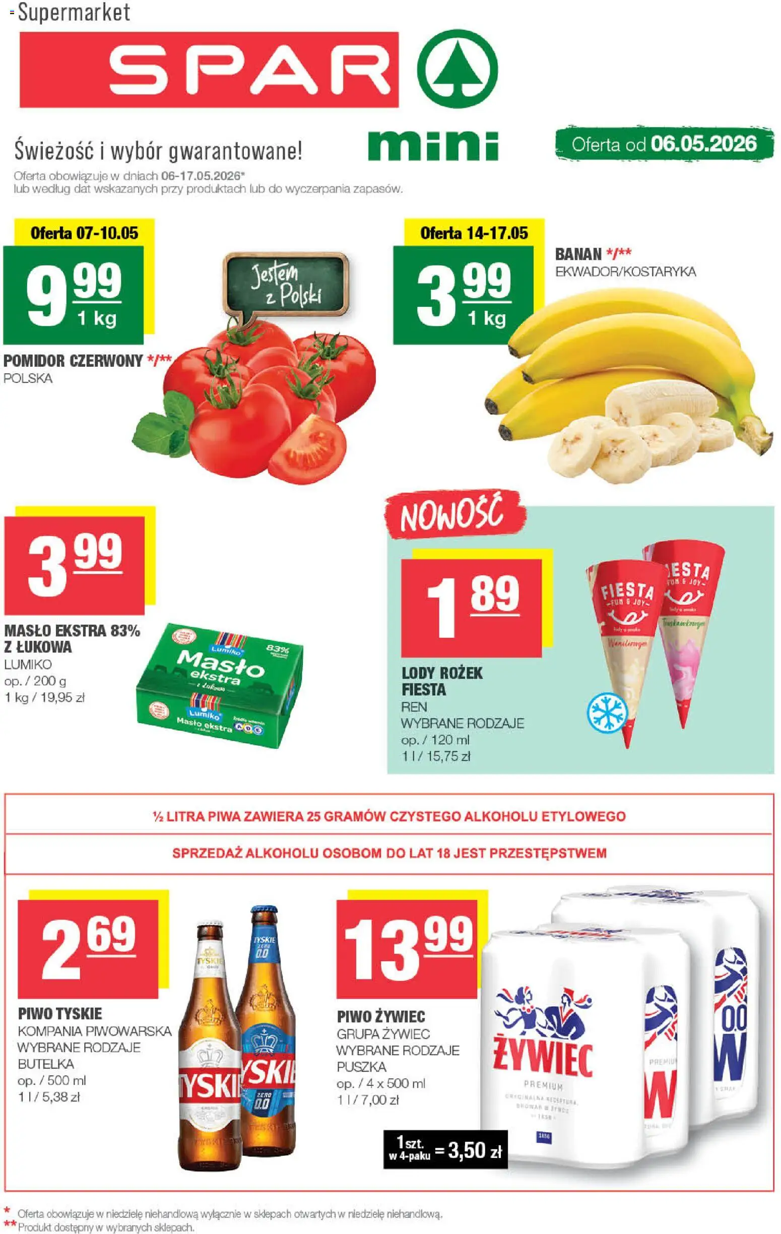 Pogląd gazetki "Spar gazetka - Mini" ze sklepu Spar ważnej od 06.05.2026