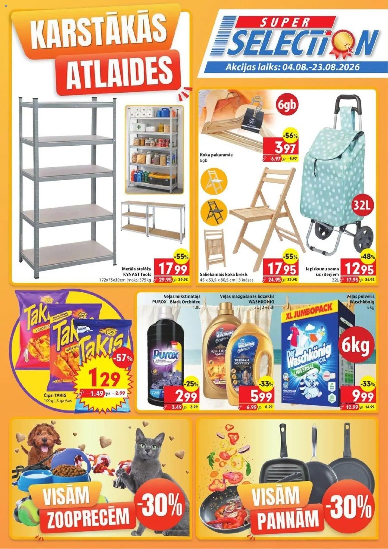 Skatīt Super Selection akciju bukletu, derīgs no 04.08.2026.