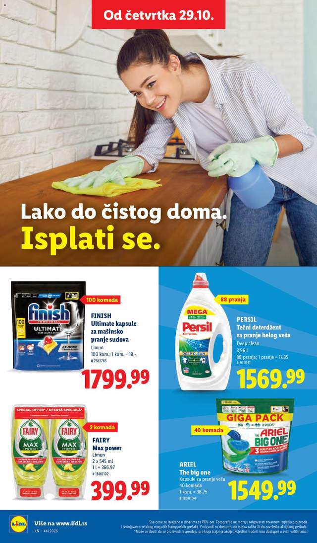 Novi Lidl katalog od 29.10.