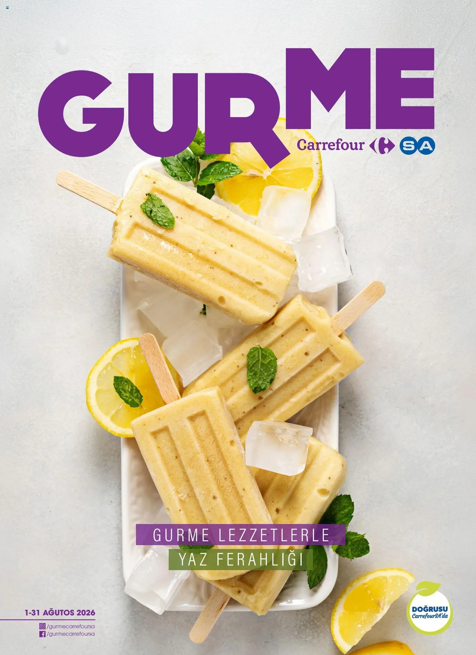 CarrefourSA CarrefourSA - Katalog Gurme 01.08.2026 - Broşürünün önizlemesi