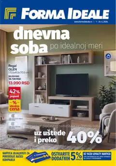 Pregled Forma Ideale kataloga - važi od 01.06.2026