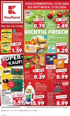 Vorschau von dem Prospekt des Geschäftes Kaufland, gültig ab dem 21.05.2026