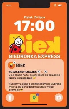 Pogląd gazetki "Biedronka gazetka - Biek" ze sklepu Biedronka ważnej od 24.07.2026