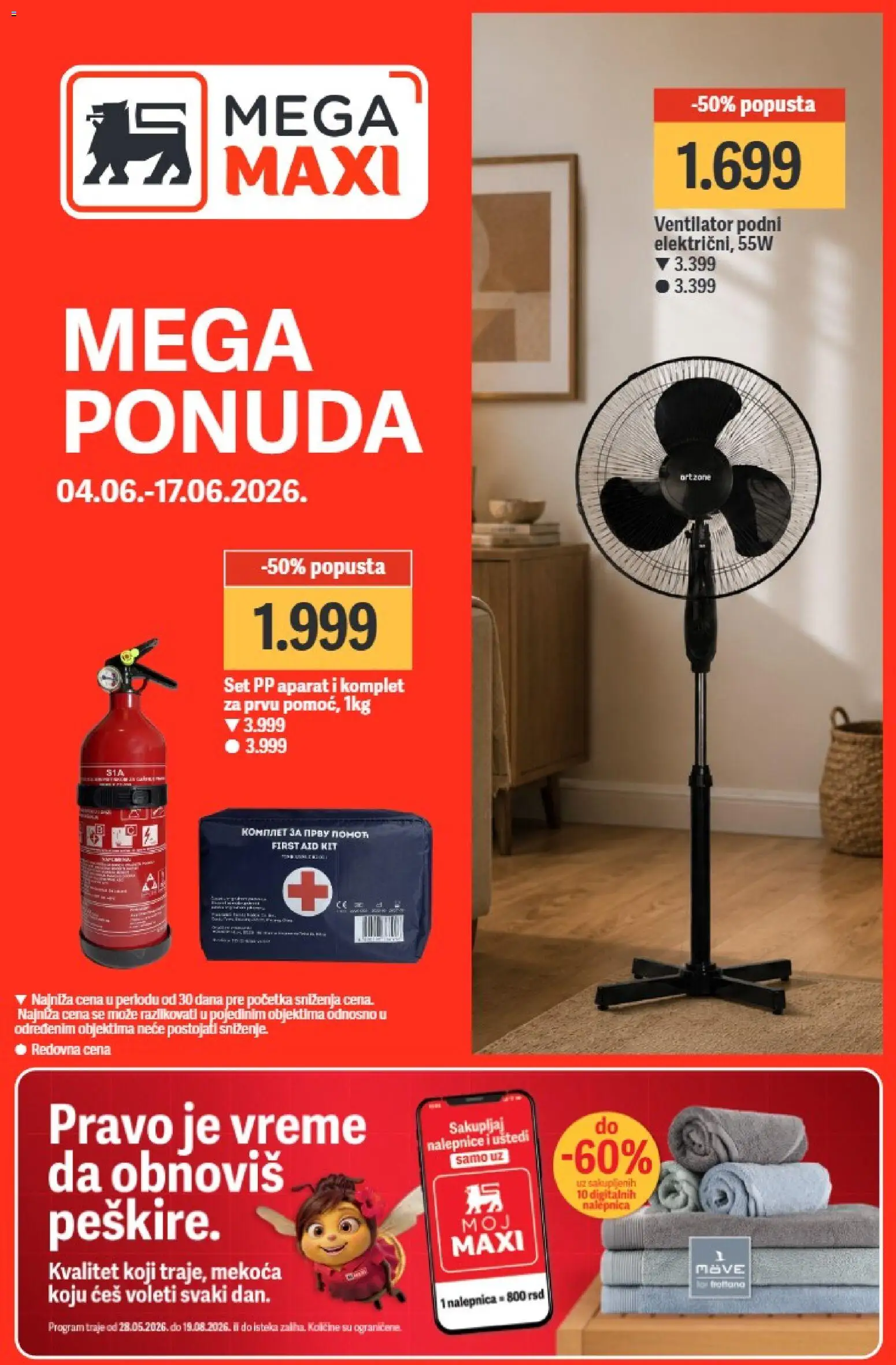 Pregled Mega Maxi kataloga - važi od 04.06.2026