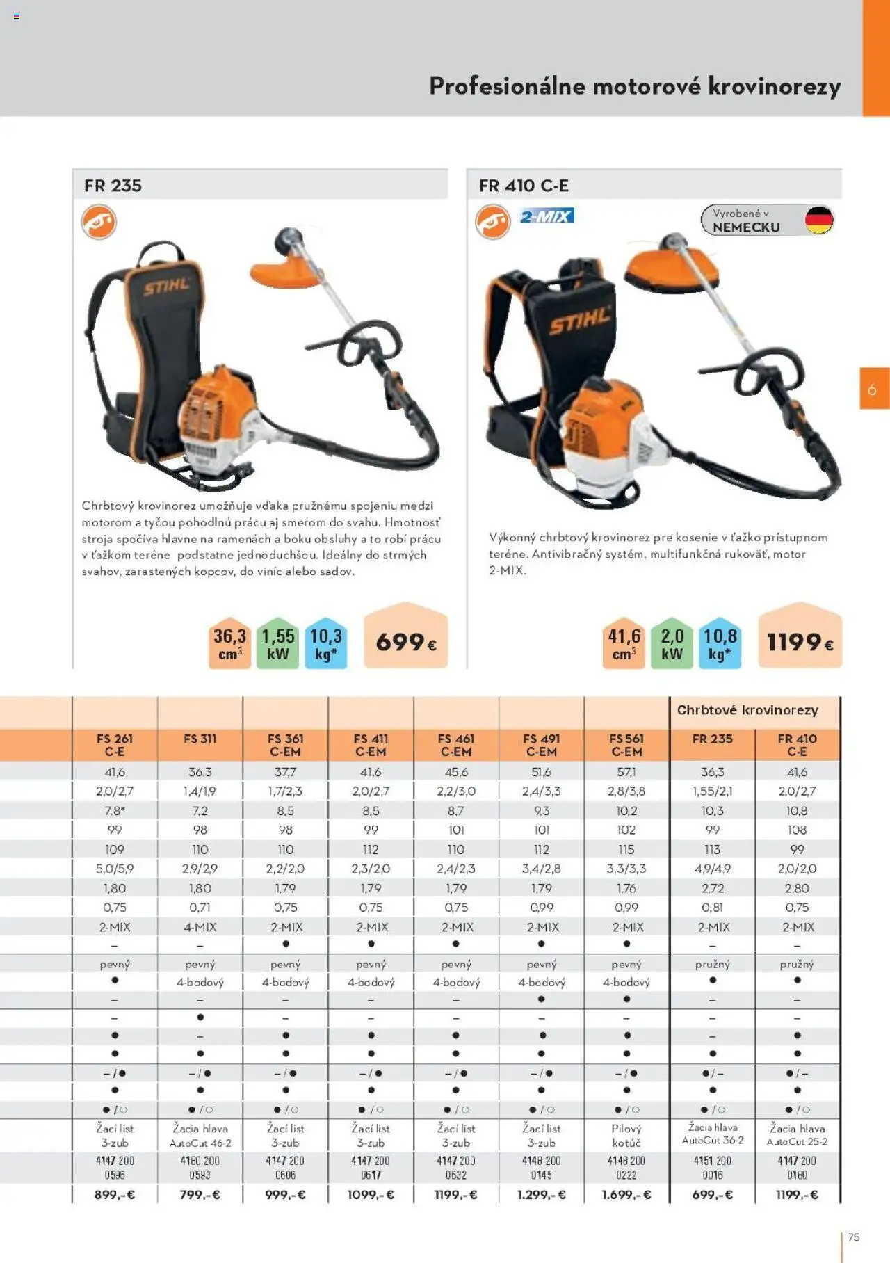Náhľad STIHL letáku platného od 29.09.2025 - Krovinorez