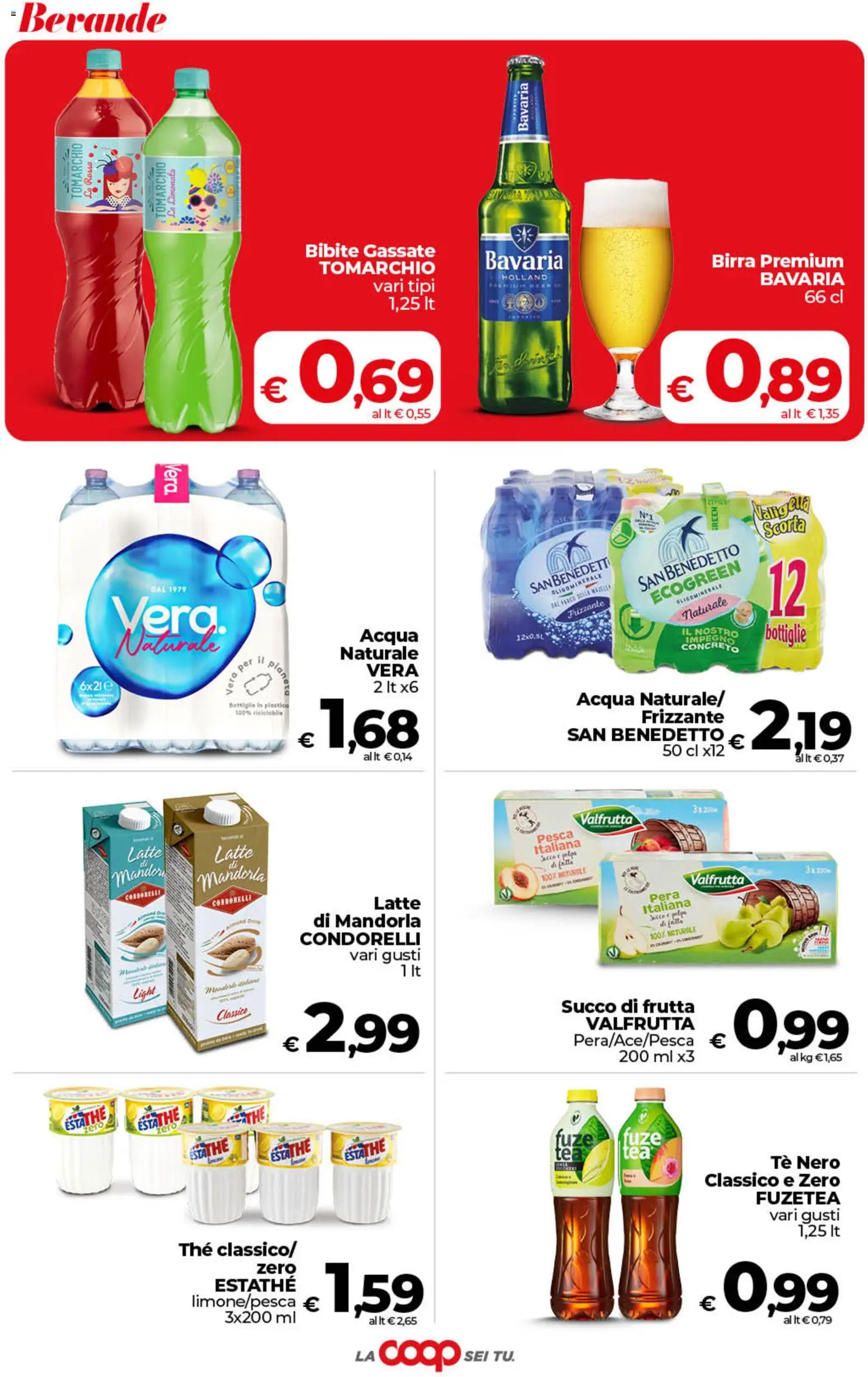 Anteprima dell'opuscolo COOP volantino Superstore Sicilia dal negozio COOP valido da 01/09/2026 - Acqua, The, Latte, Pera, Tè, Bibite, Succo di frutta, Tè nero