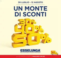 Anteprima dell'opuscolo Esselunga S volantino dal negozio Esselunga S valido da 30/07/2026