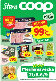 Förhandsgranska reklamblad Stora Coop erbjudanden från butik Stora Coop gäller från 31/08/2026