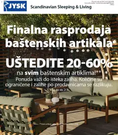 Pregled Jysk kataloga - važi od 29.07.2026