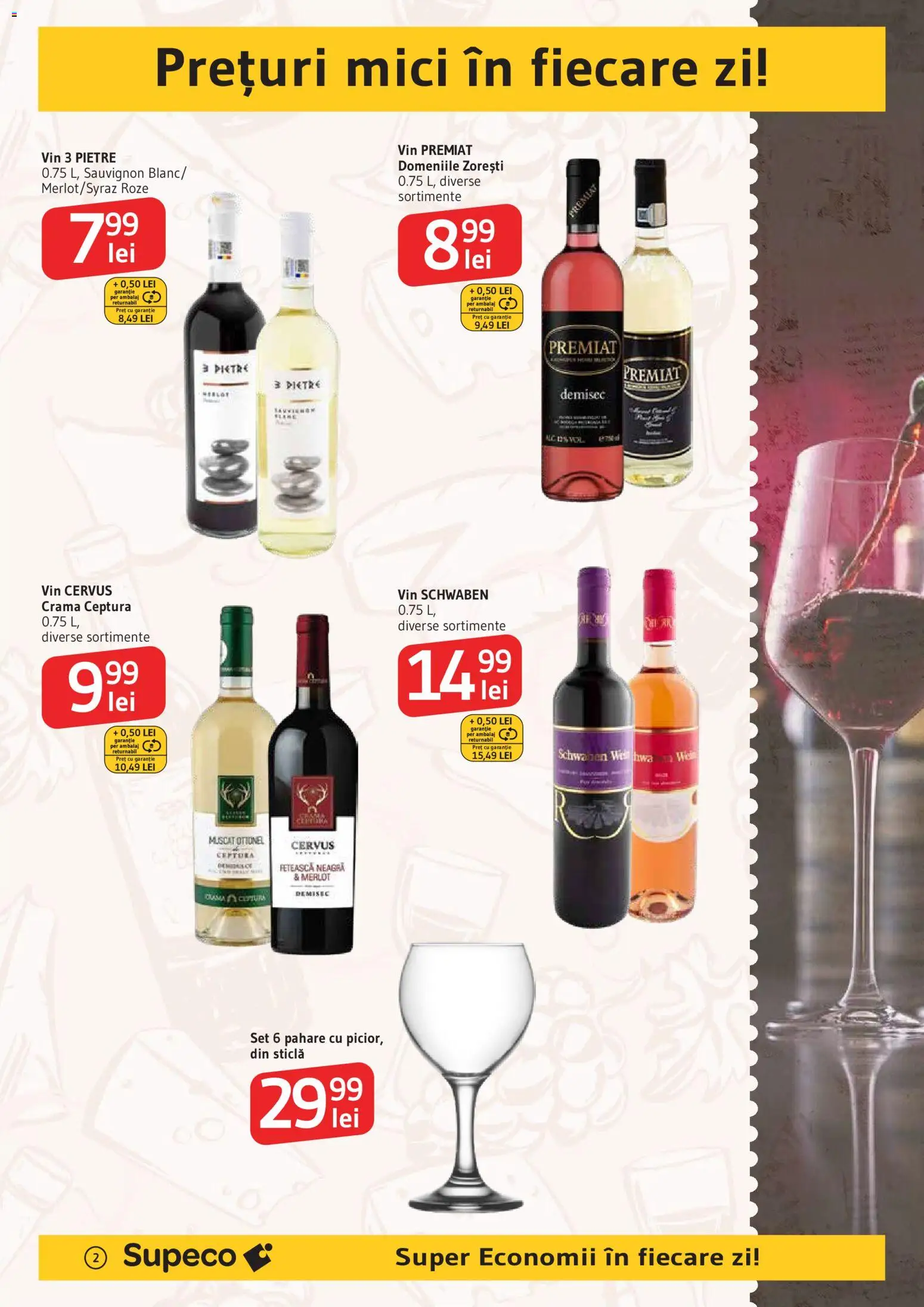 Previzualizarea de cataloage: Supeco Supeco Catalog Vin&Branza valabil de la 08.10.2026 - Mici, Vin, Pahare, Sauvignon